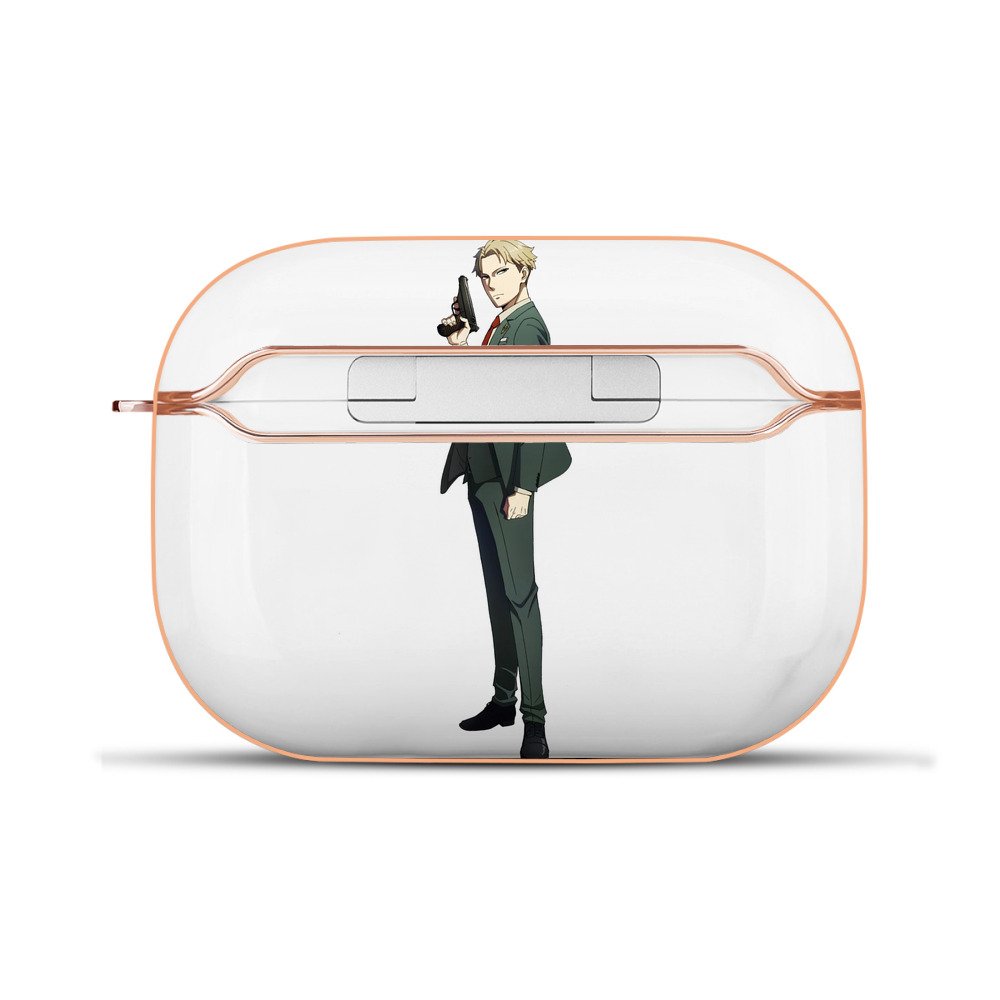 （画像用） SPY×FAMILY间谍家家酒 【AirPods Pro用】ハードシェル保護ケース｜耐衝撃・防指紋・カラビナ付き商品仕様