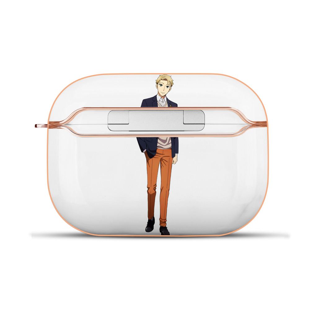 （画像用） SPY×FAMILY间谍家家酒 【AirPods Pro用】ハードシェル保護ケース｜耐衝撃・防指紋・カラビナ付き商品仕様