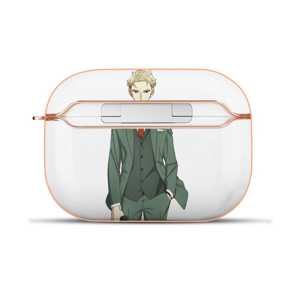 （画像用） SPY×FAMILY间谍家家酒 【AirPods Pro用】ハードシェル保護ケース｜耐衝撃・防指紋・カラビナ付き商品仕様