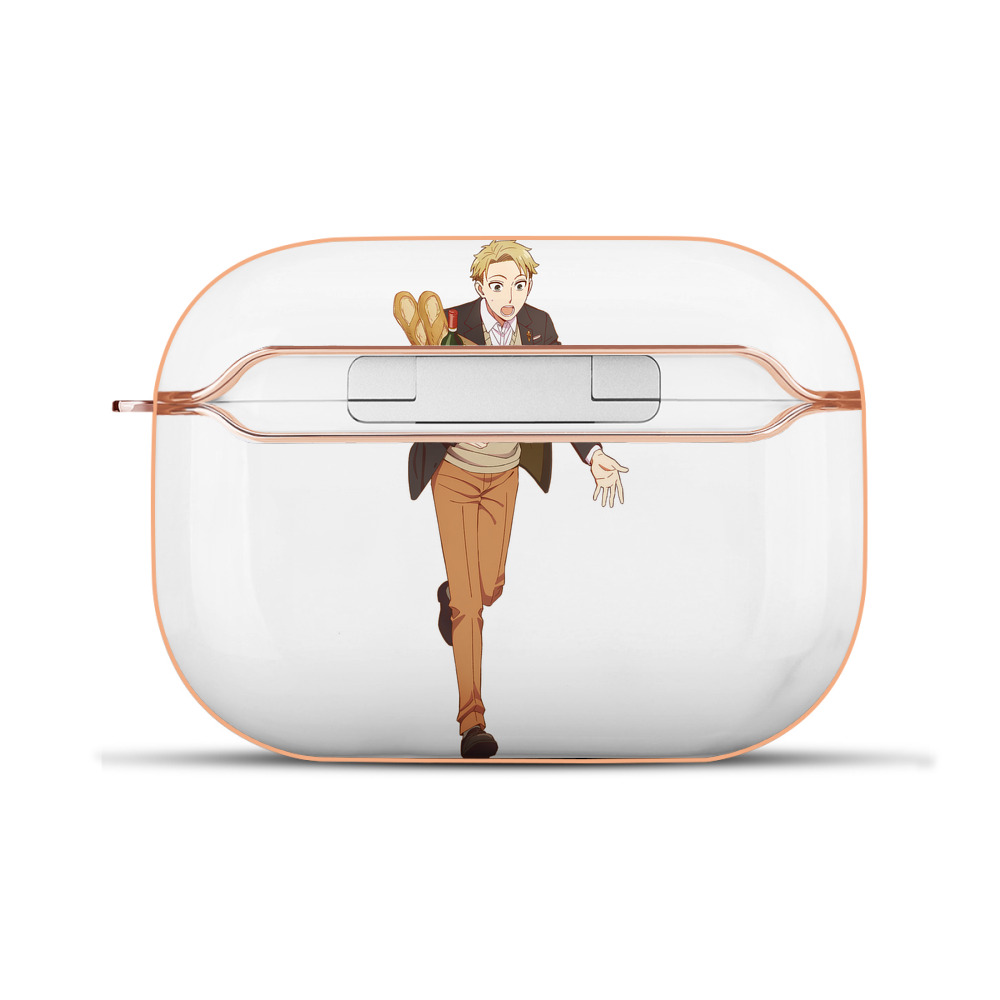 （画像用） SPY×FAMILY间谍家家酒 【AirPods Pro用】ハードシェル保護ケース｜耐衝撃・防指紋・カラビナ付き商品仕様