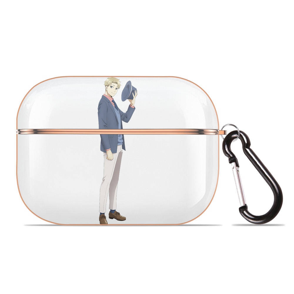 （画像用） SPY×FAMILY间谍家家酒 【AirPods Pro用】ハードシェル保護ケース｜耐衝撃・防指紋・カラビナ付き商品仕様