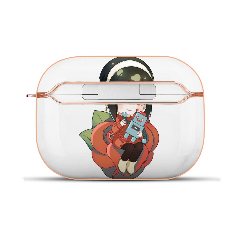 （画像用） SPY×FAMILY间谍家家酒 【AirPods Pro用】ハードシェル保護ケース｜耐衝撃・防指紋・カラビナ付き商品仕様