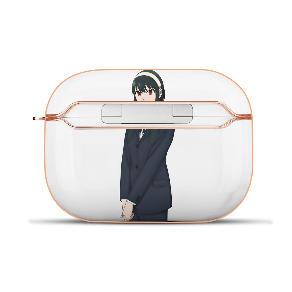 （画像用） SPY×FAMILY间谍家家酒 【AirPods Pro用】ハードシェル保護ケース｜耐衝撃・防指紋・カラビナ付き商品仕様