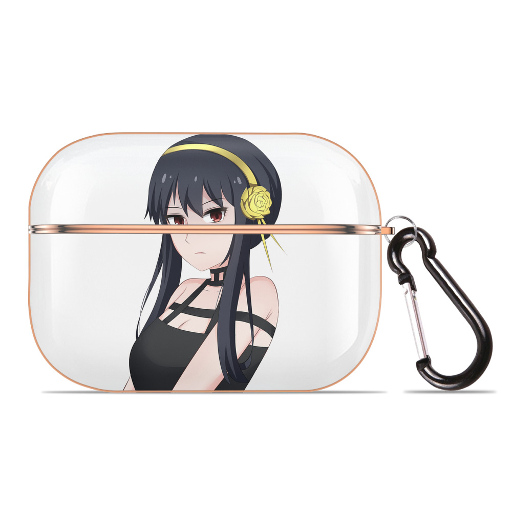 （画像用） SPY×FAMILY间谍家家酒 【AirPods Pro用】ハードシェル保護ケース｜耐衝撃・防指紋・カラビナ付き商品仕様