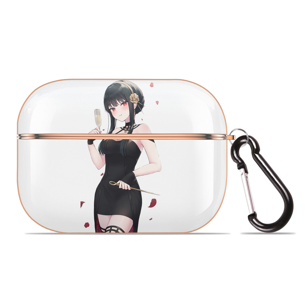 （画像用） SPY×FAMILY间谍家家酒 【AirPods Pro用】ハードシェル保護ケース｜耐衝撃・防指紋・カラビナ付き商品仕様