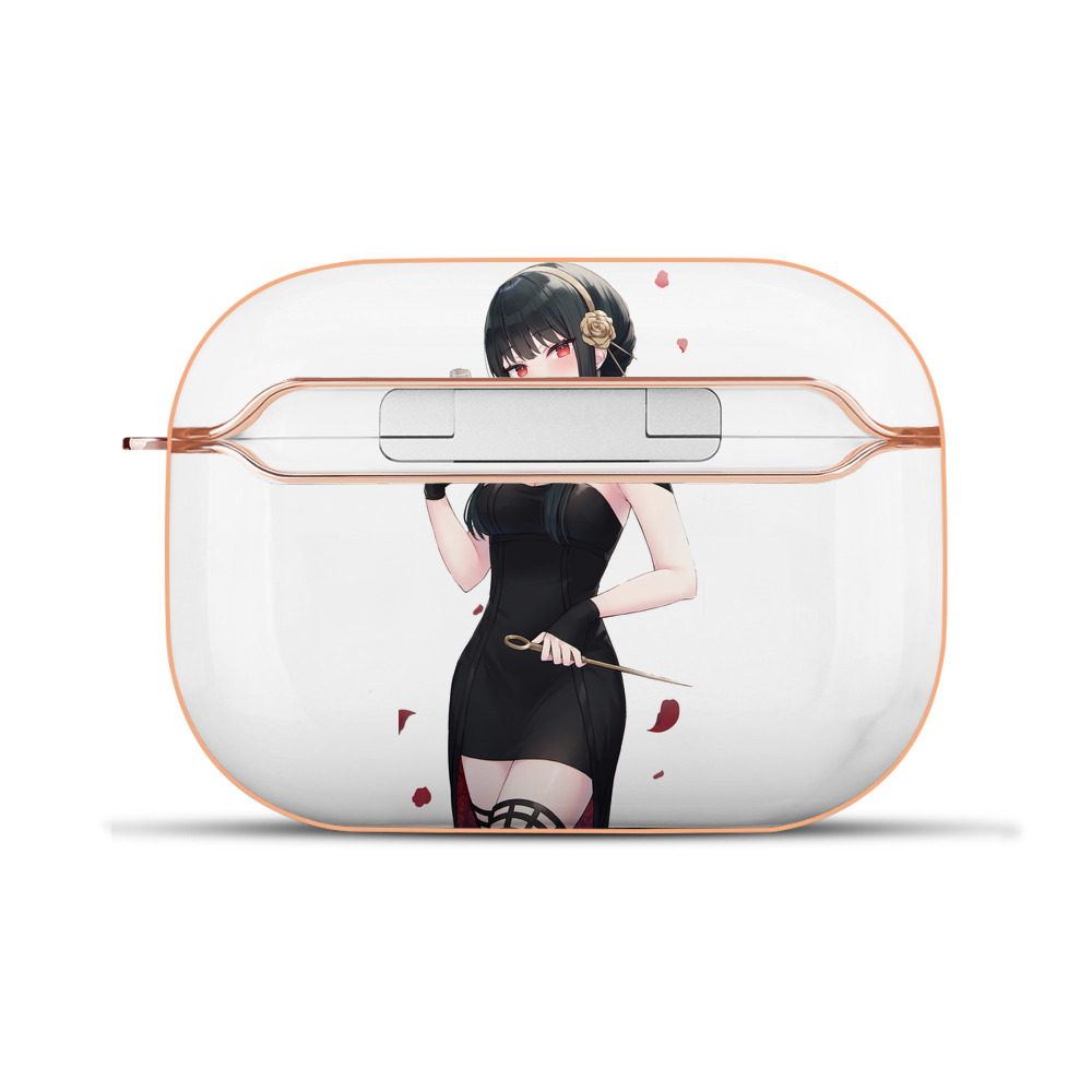 （画像用） SPY×FAMILY间谍家家酒 【AirPods Pro用】ハードシェル保護ケース｜耐衝撃・防指紋・カラビナ付き商品仕様