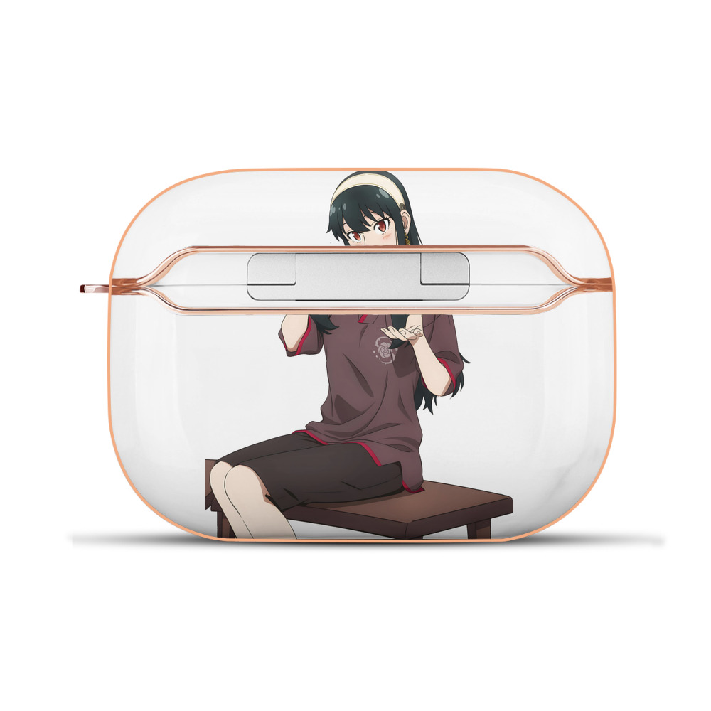 （画像用） SPY×FAMILY间谍家家酒 【AirPods Pro用】ハードシェル保護ケース｜耐衝撃・防指紋・カラビナ付き商品仕様