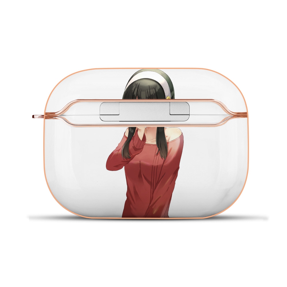 （画像用） SPY×FAMILY间谍家家酒 【AirPods Pro用】ハードシェル保護ケース｜耐衝撃・防指紋・カラビナ付き商品仕様