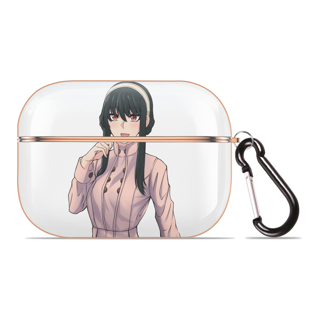 （画像用） SPY×FAMILY间谍家家酒 【AirPods Pro用】ハードシェル保護ケース｜耐衝撃・防指紋・カラビナ付き商品仕様