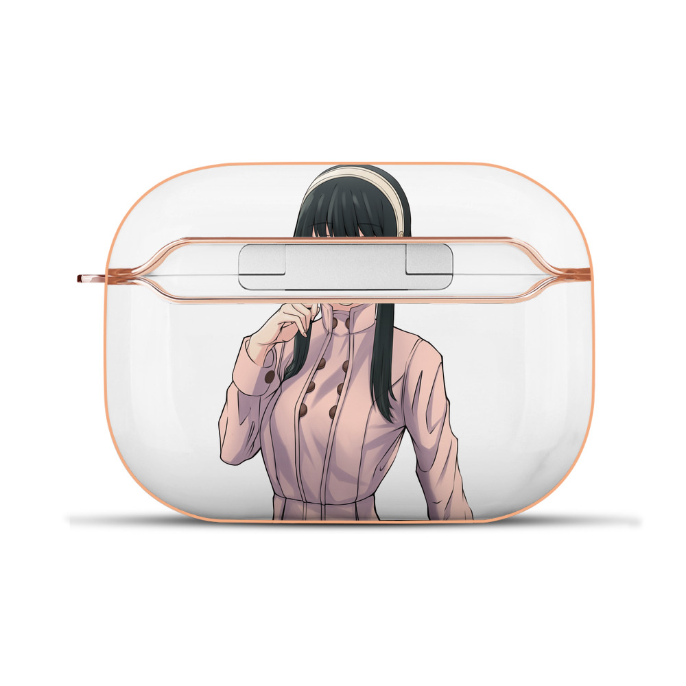 （画像用） SPY×FAMILY间谍家家酒 【AirPods Pro用】ハードシェル保護ケース｜耐衝撃・防指紋・カラビナ付き商品仕様