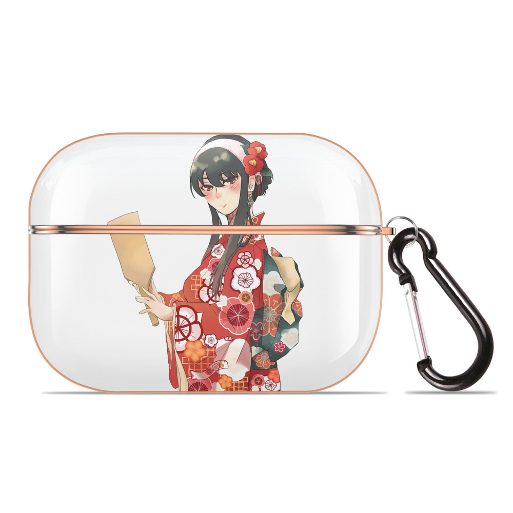 （画像用） SPY×FAMILY间谍家家酒 【AirPods Pro用】ハードシェル保護ケース｜耐衝撃・防指紋・カラビナ付き商品仕様
