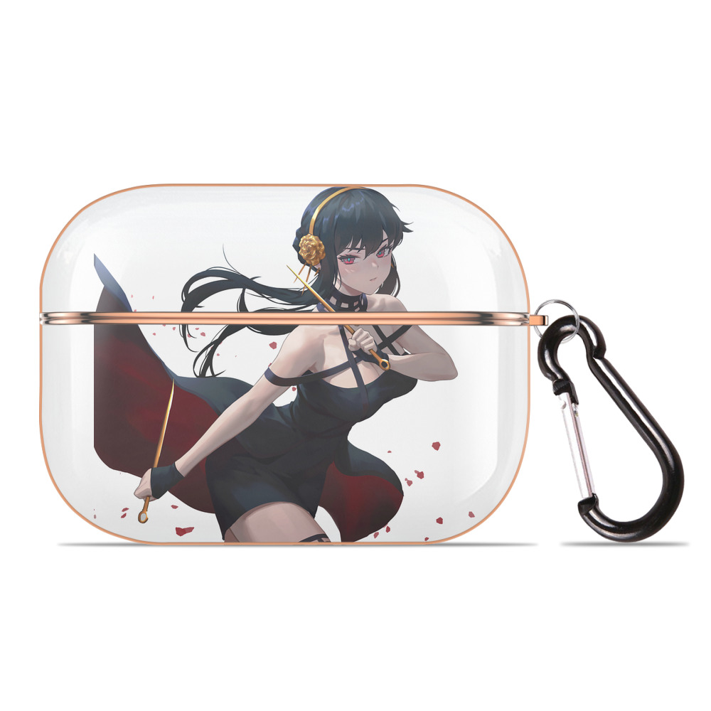 （画像用） SPY×FAMILY间谍家家酒 【AirPods Pro用】ハードシェル保護ケース｜耐衝撃・防指紋・カラビナ付き商品仕様