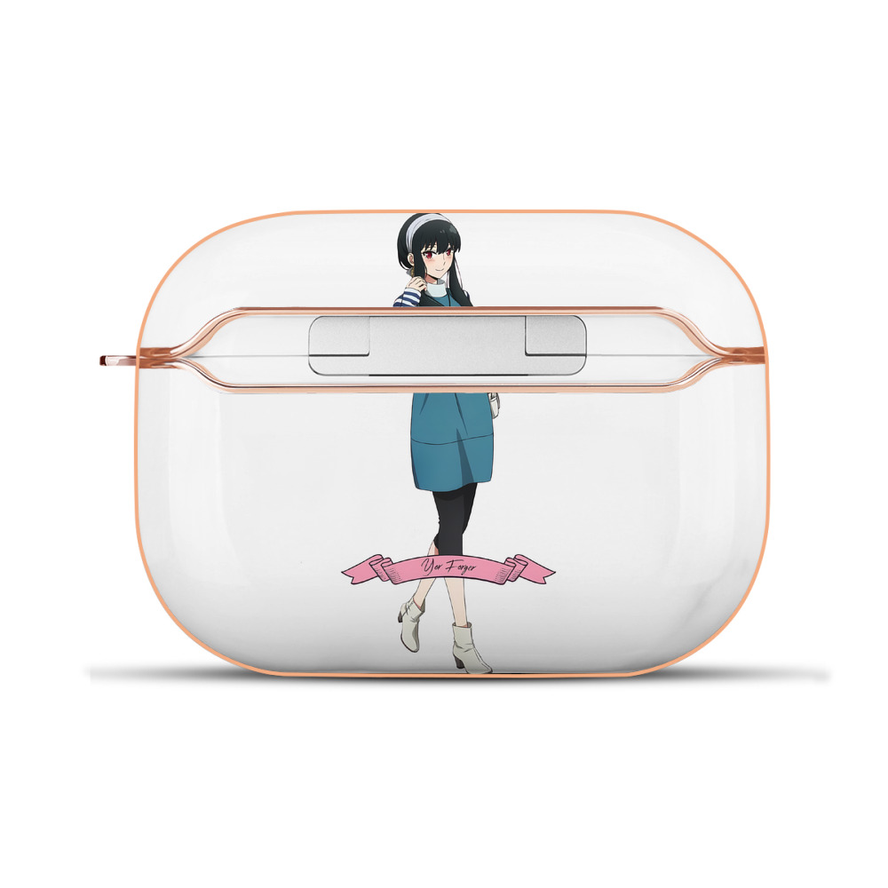 （画像用） SPY×FAMILY间谍家家酒 【AirPods Pro用】ハードシェル保護ケース｜耐衝撃・防指紋・カラビナ付き商品仕様