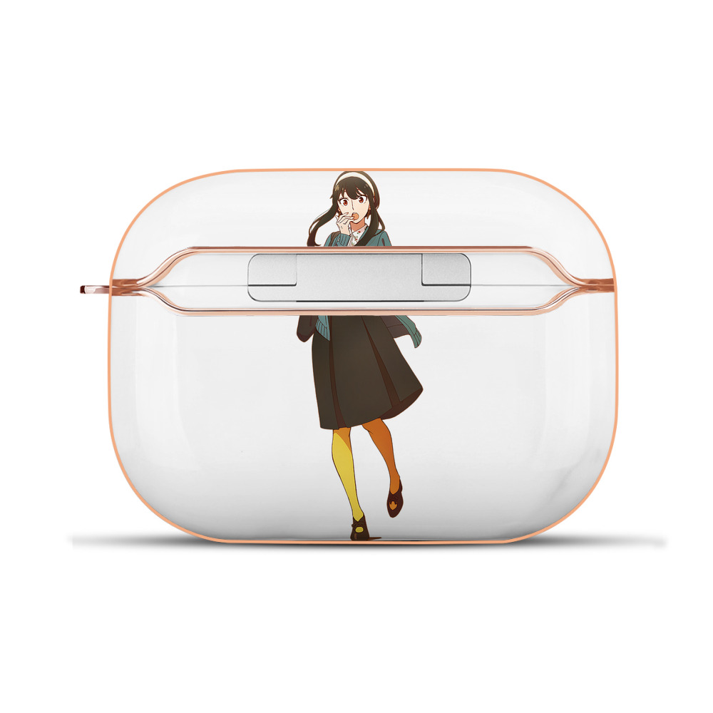 （画像用） SPY×FAMILY间谍家家酒 【AirPods Pro用】ハードシェル保護ケース｜耐衝撃・防指紋・カラビナ付き商品仕様