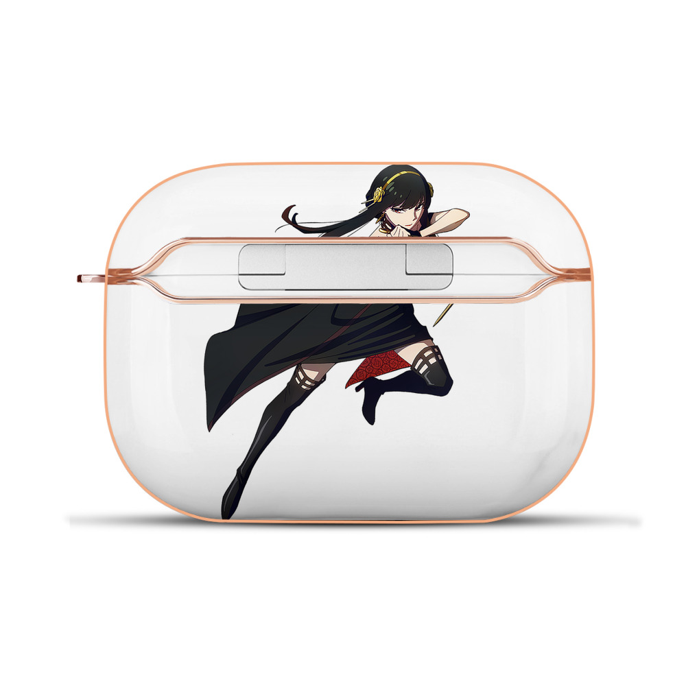 （画像用） SPY×FAMILY间谍家家酒 【AirPods Pro用】ハードシェル保護ケース｜耐衝撃・防指紋・カラビナ付き商品仕様