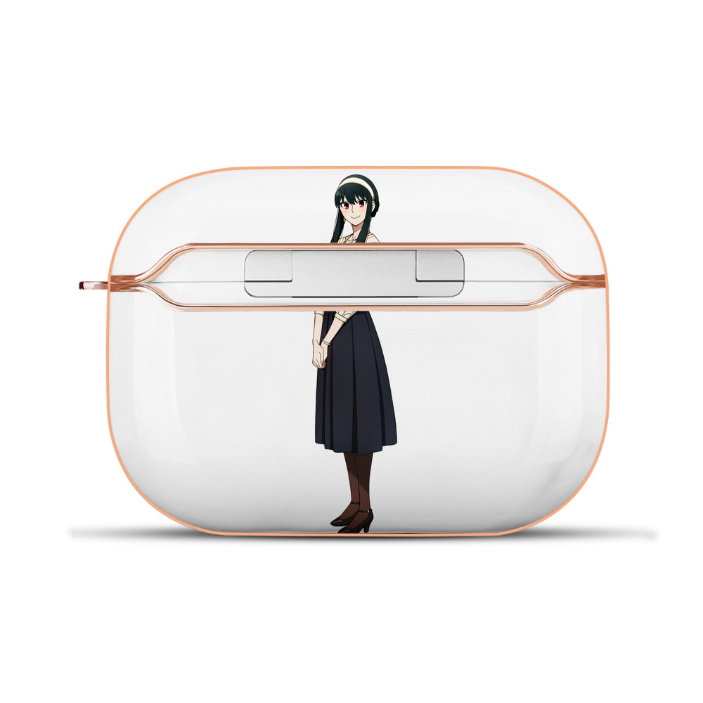 （画像用） SPY×FAMILY间谍家家酒 【AirPods Pro用】ハードシェル保護ケース｜耐衝撃・防指紋・カラビナ付き商品仕様