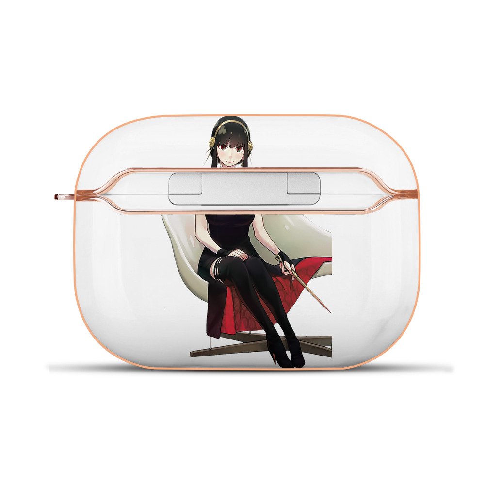 （画像用） SPY×FAMILY间谍家家酒 【AirPods Pro用】ハードシェル保護ケース｜耐衝撃・防指紋・カラビナ付き商品仕様
