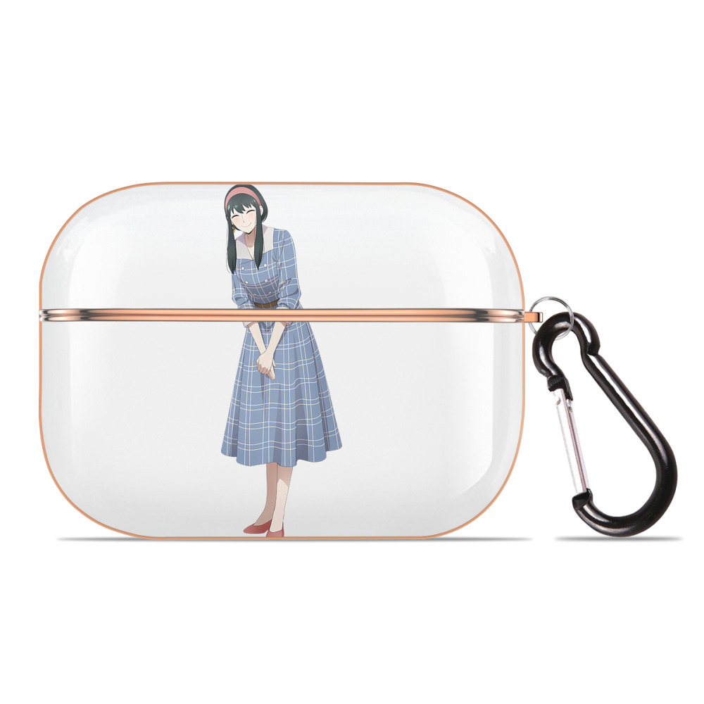 （画像用） SPY×FAMILY间谍家家酒 【AirPods Pro用】ハードシェル保護ケース｜耐衝撃・防指紋・カラビナ付き商品仕様