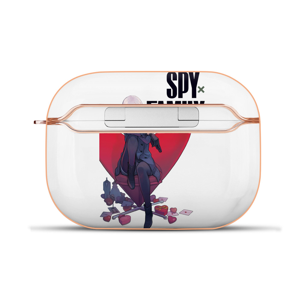 （画像用） SPY×FAMILY间谍家家酒 【AirPods Pro用】ハードシェル保護ケース｜耐衝撃・防指紋・カラビナ付き商品仕様