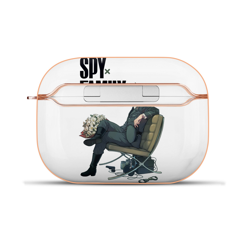 （画像用） SPY×FAMILY间谍家家酒 【AirPods Pro用】ハードシェル保護ケース｜耐衝撃・防指紋・カラビナ付き商品仕様