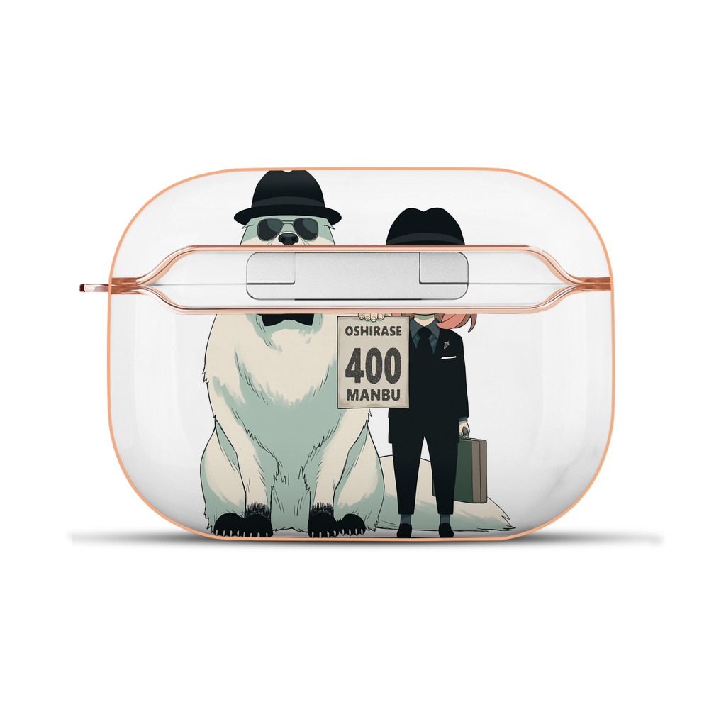 （画像用） SPY×FAMILY间谍家家酒 【AirPods Pro用】ハードシェル保護ケース｜耐衝撃・防指紋・カラビナ付き商品仕様
