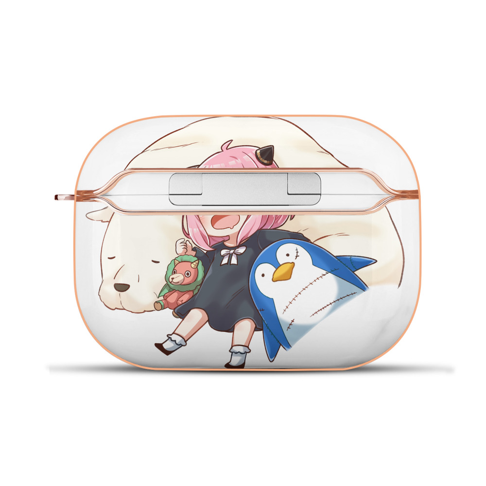 （画像用） SPY×FAMILY间谍家家酒 【AirPods Pro用】ハードシェル保護ケース｜耐衝撃・防指紋・カラビナ付き商品仕様