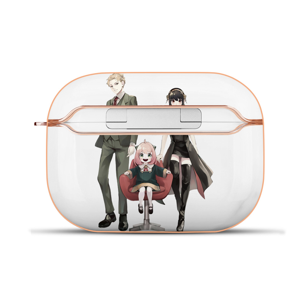 （画像用） SPY×FAMILY间谍家家酒 【AirPods Pro用】ハードシェル保護ケース｜耐衝撃・防指紋・カラビナ付き商品仕様