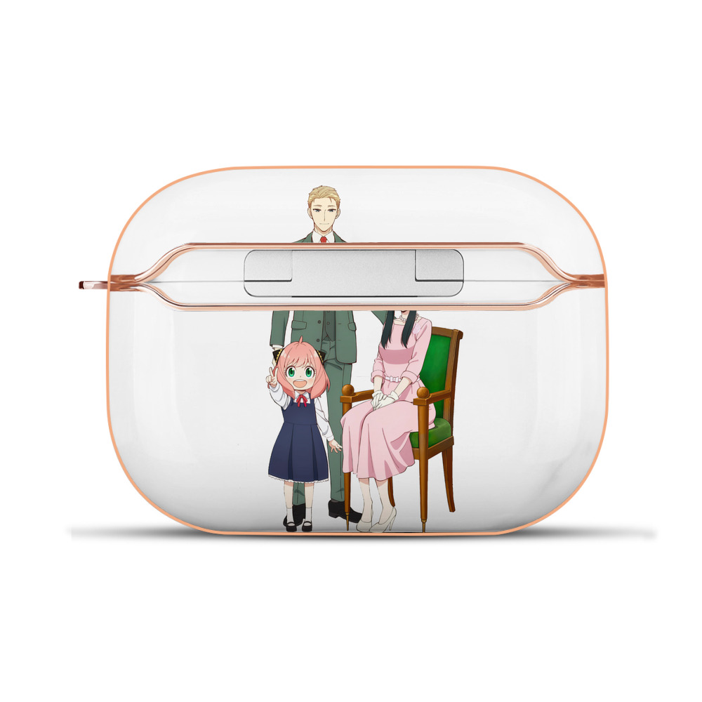 （画像用） SPY×FAMILY间谍家家酒 【AirPods Pro用】ハードシェル保護ケース｜耐衝撃・防指紋・カラビナ付き商品仕様