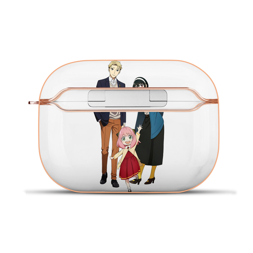 （画像用） SPY×FAMILY间谍家家酒 【AirPods Pro用】ハードシェル保護ケース｜耐衝撃・防指紋・カラビナ付き商品仕様
