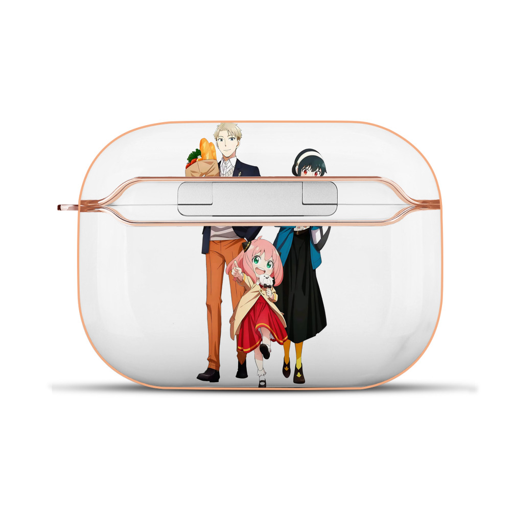 （画像用） SPY×FAMILY间谍家家酒 【AirPods Pro用】ハードシェル保護ケース｜耐衝撃・防指紋・カラビナ付き商品仕様