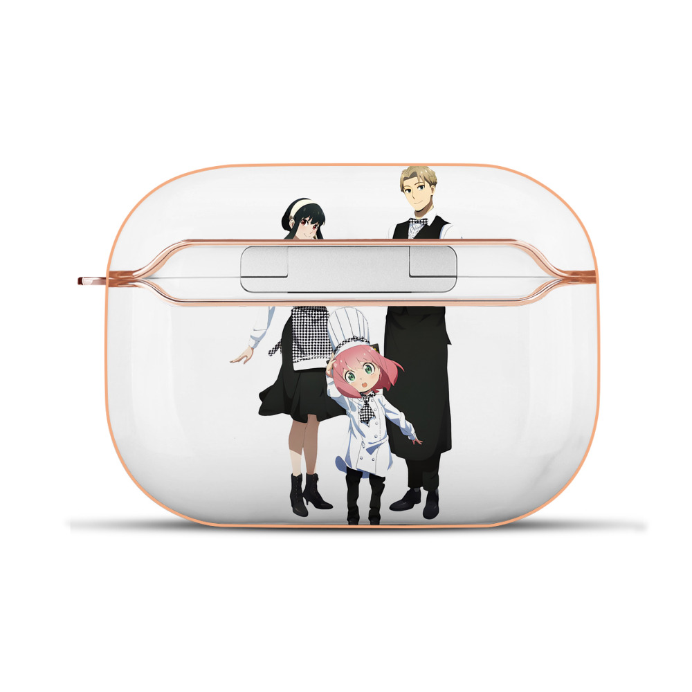 （画像用） SPY×FAMILY间谍家家酒 【AirPods Pro用】ハードシェル保護ケース｜耐衝撃・防指紋・カラビナ付き商品仕様
