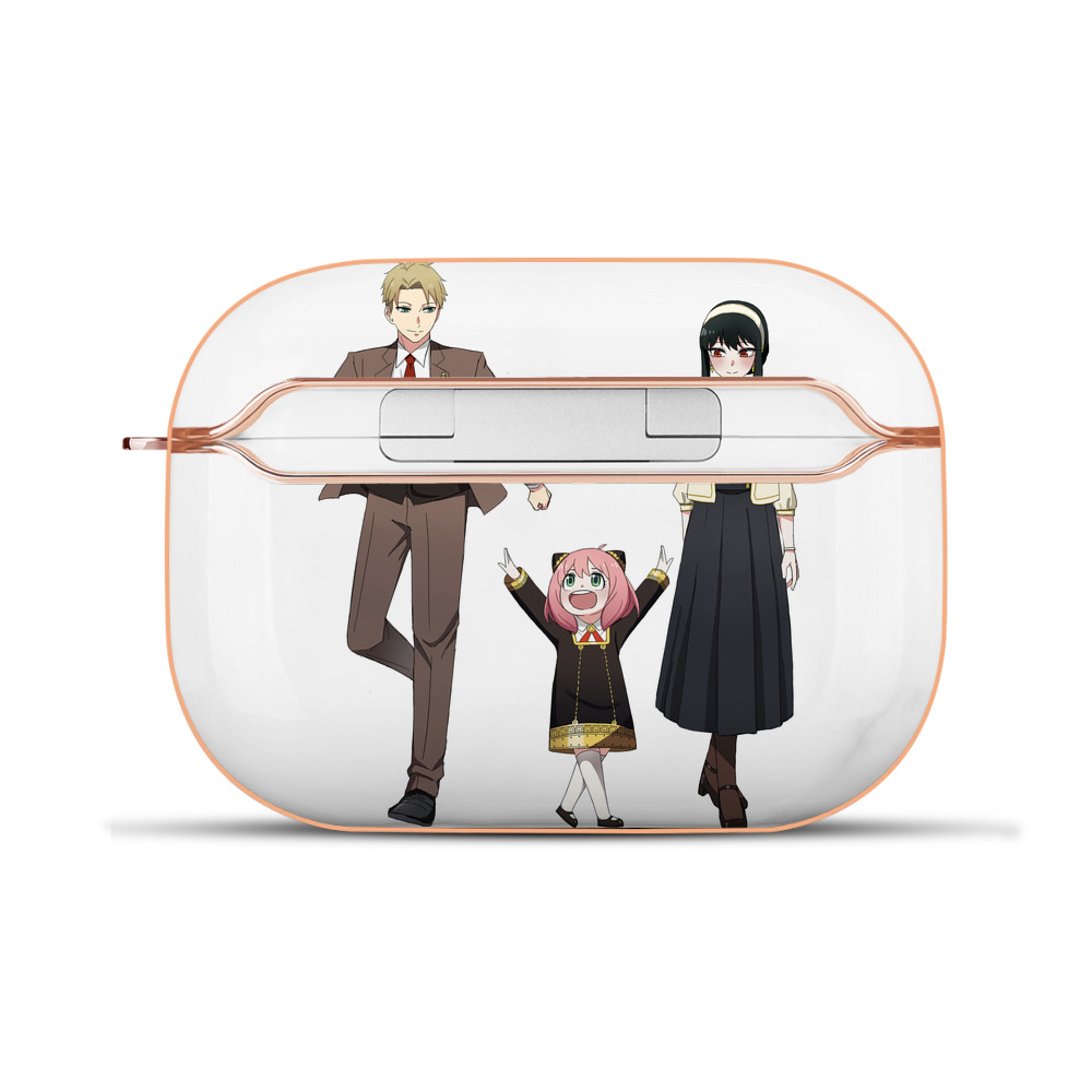 （画像用） SPY×FAMILY间谍家家酒 【AirPods Pro用】ハードシェル保護ケース｜耐衝撃・防指紋・カラビナ付き商品仕様