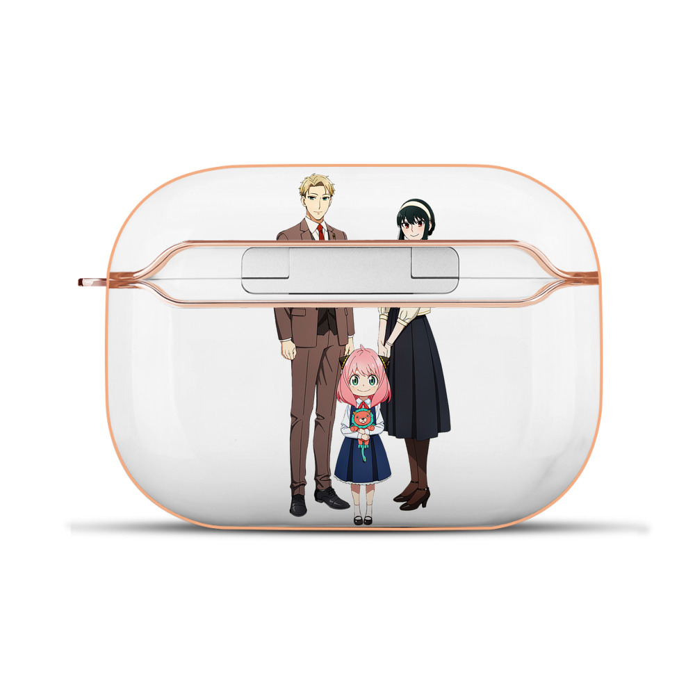 （画像用） SPY×FAMILY间谍家家酒 【AirPods Pro用】ハードシェル保護ケース｜耐衝撃・防指紋・カラビナ付き商品仕様