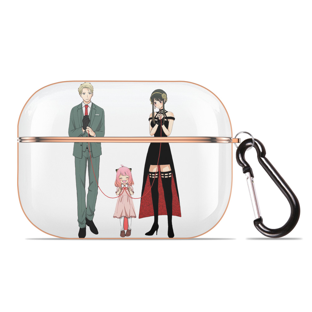 （画像用） SPY×FAMILY间谍家家酒 【AirPods Pro用】ハードシェル保護ケース｜耐衝撃・防指紋・カラビナ付き商品仕様