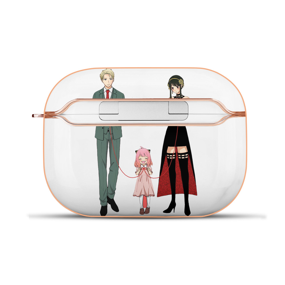 （画像用） SPY×FAMILY间谍家家酒 【AirPods Pro用】ハードシェル保護ケース｜耐衝撃・防指紋・カラビナ付き商品仕様