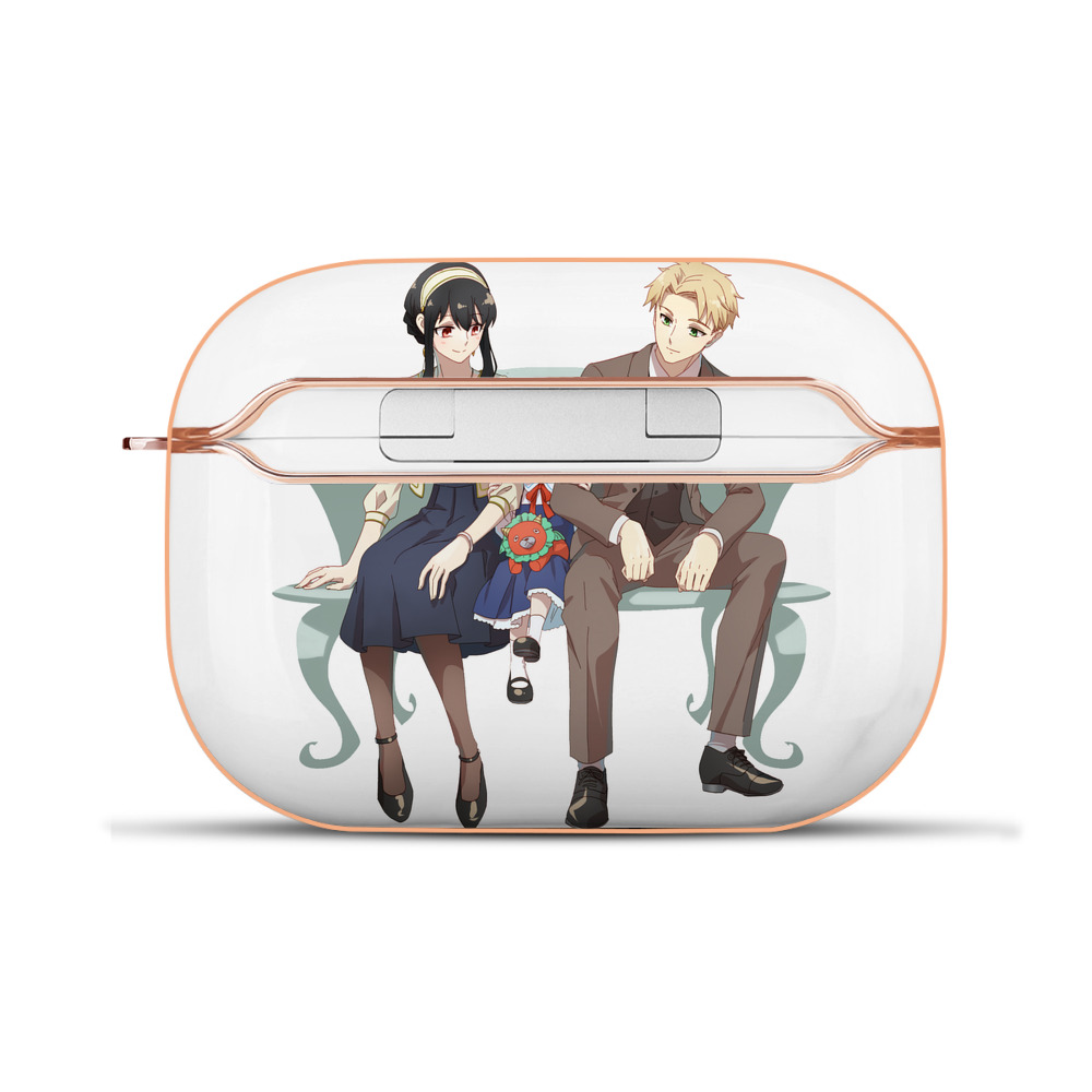 （画像用） SPY×FAMILY间谍家家酒 【AirPods Pro用】ハードシェル保護ケース｜耐衝撃・防指紋・カラビナ付き商品仕様