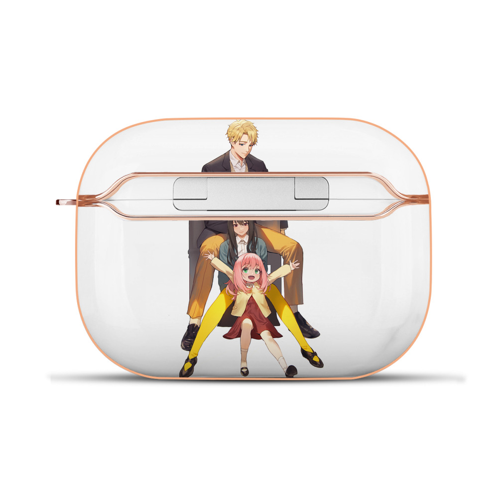 （画像用） SPY×FAMILY间谍家家酒 【AirPods Pro用】ハードシェル保護ケース｜耐衝撃・防指紋・カラビナ付き商品仕様