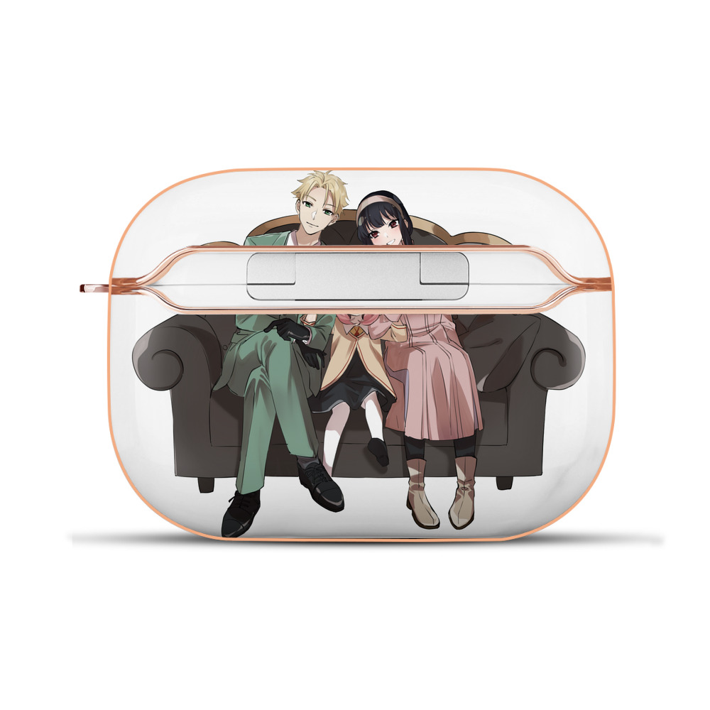 （画像用） SPY×FAMILY间谍家家酒 【AirPods Pro用】ハードシェル保護ケース｜耐衝撃・防指紋・カラビナ付き商品仕様