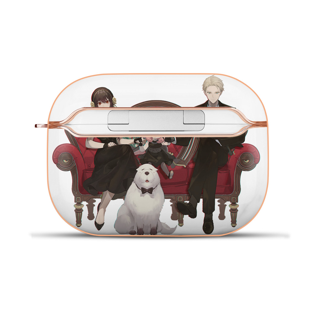 （画像用） SPY×FAMILY间谍家家酒 【AirPods Pro用】ハードシェル保護ケース｜耐衝撃・防指紋・カラビナ付き商品仕様