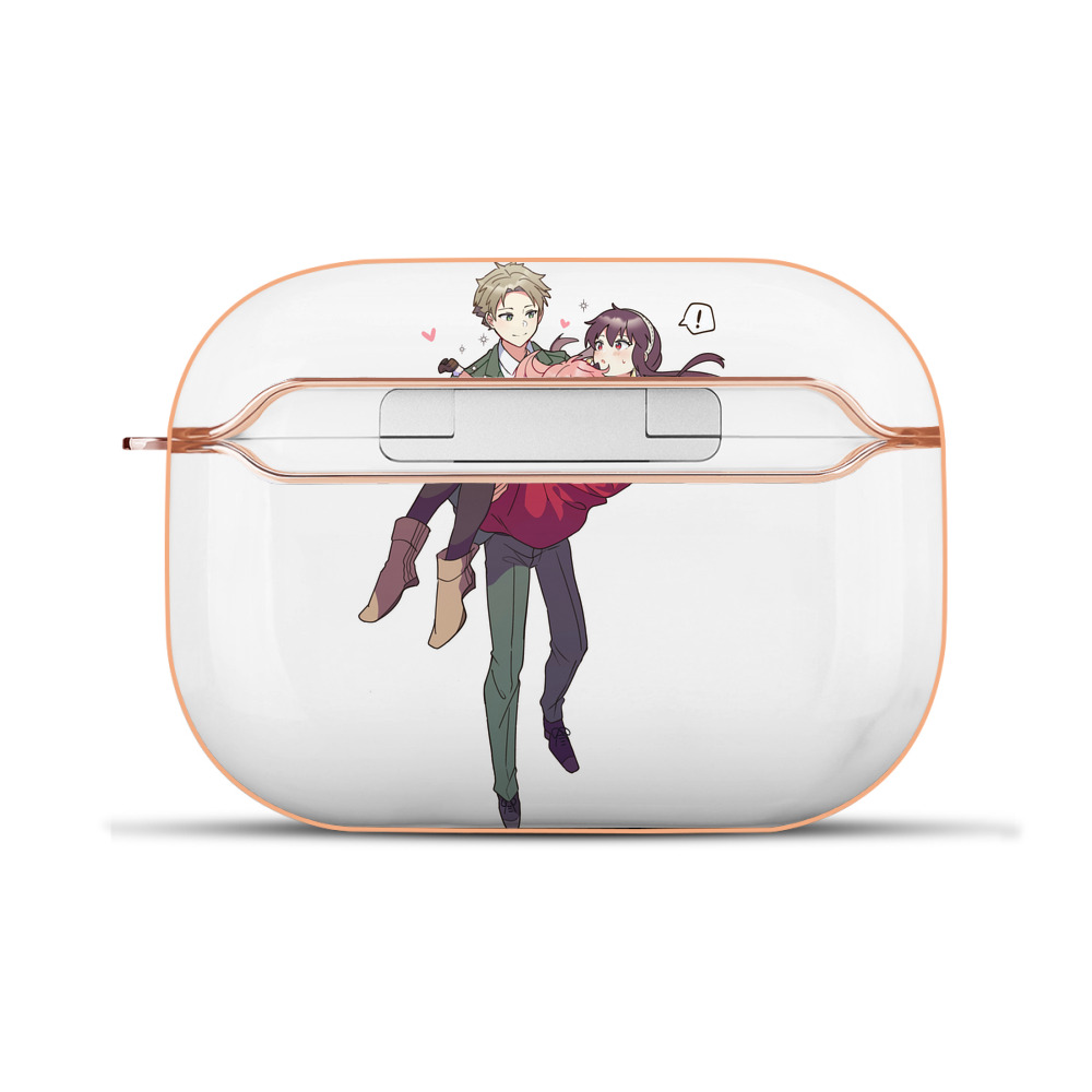 （画像用） SPY×FAMILY间谍家家酒 【AirPods Pro用】ハードシェル保護ケース｜耐衝撃・防指紋・カラビナ付き商品仕様