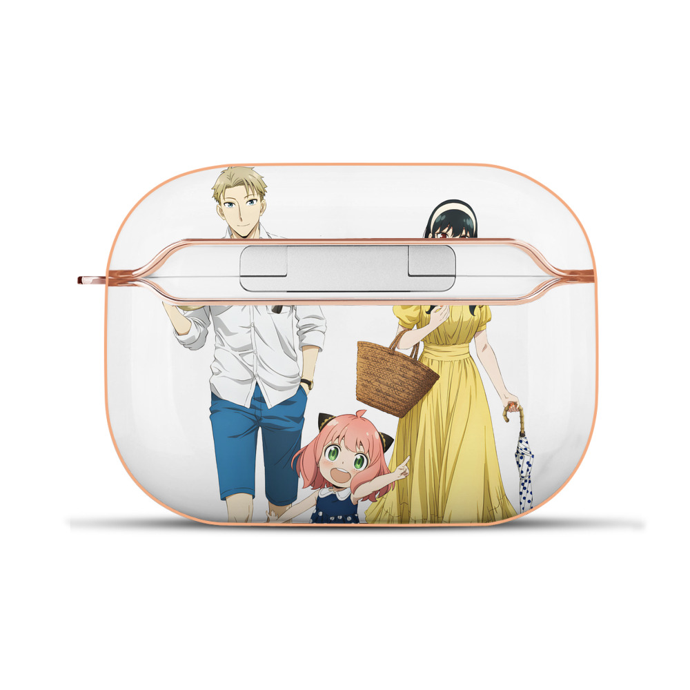 （画像用） SPY×FAMILY间谍家家酒 【AirPods Pro用】ハードシェル保護ケース｜耐衝撃・防指紋・カラビナ付き商品仕様