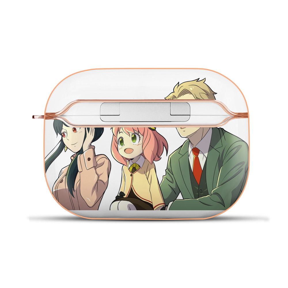 （画像用） SPY×FAMILY间谍家家酒 【AirPods Pro用】ハードシェル保護ケース｜耐衝撃・防指紋・カラビナ付き商品仕様