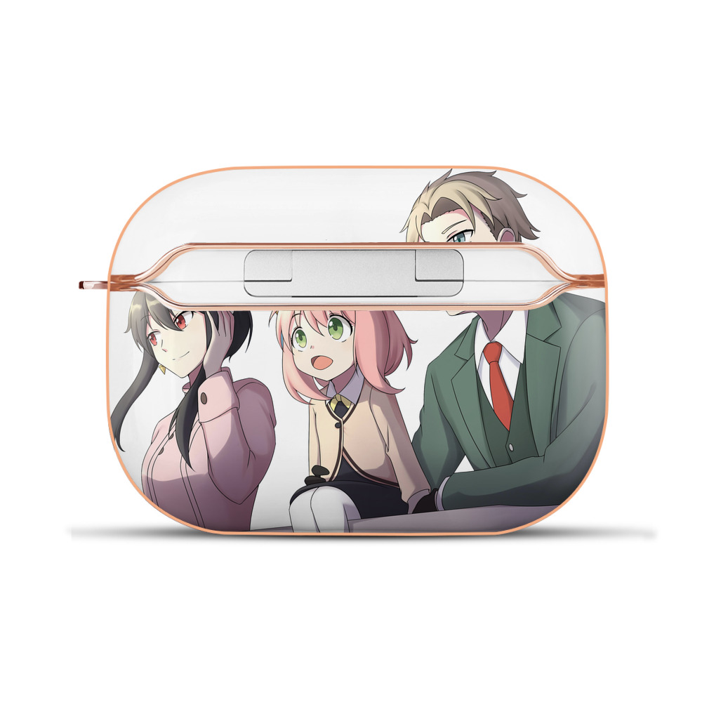 （画像用） SPY×FAMILY间谍家家酒 【AirPods Pro用】ハードシェル保護ケース｜耐衝撃・防指紋・カラビナ付き商品仕様