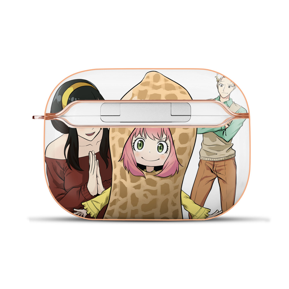 （画像用） SPY×FAMILY间谍家家酒 【AirPods Pro用】ハードシェル保護ケース｜耐衝撃・防指紋・カラビナ付き商品仕様