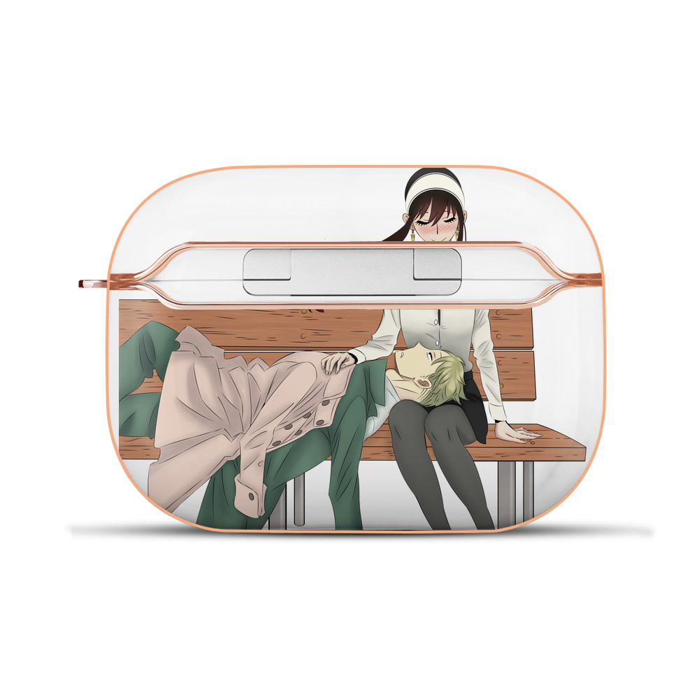 （画像用） SPY×FAMILY间谍家家酒 【AirPods Pro用】ハードシェル保護ケース｜耐衝撃・防指紋・カラビナ付き商品仕様