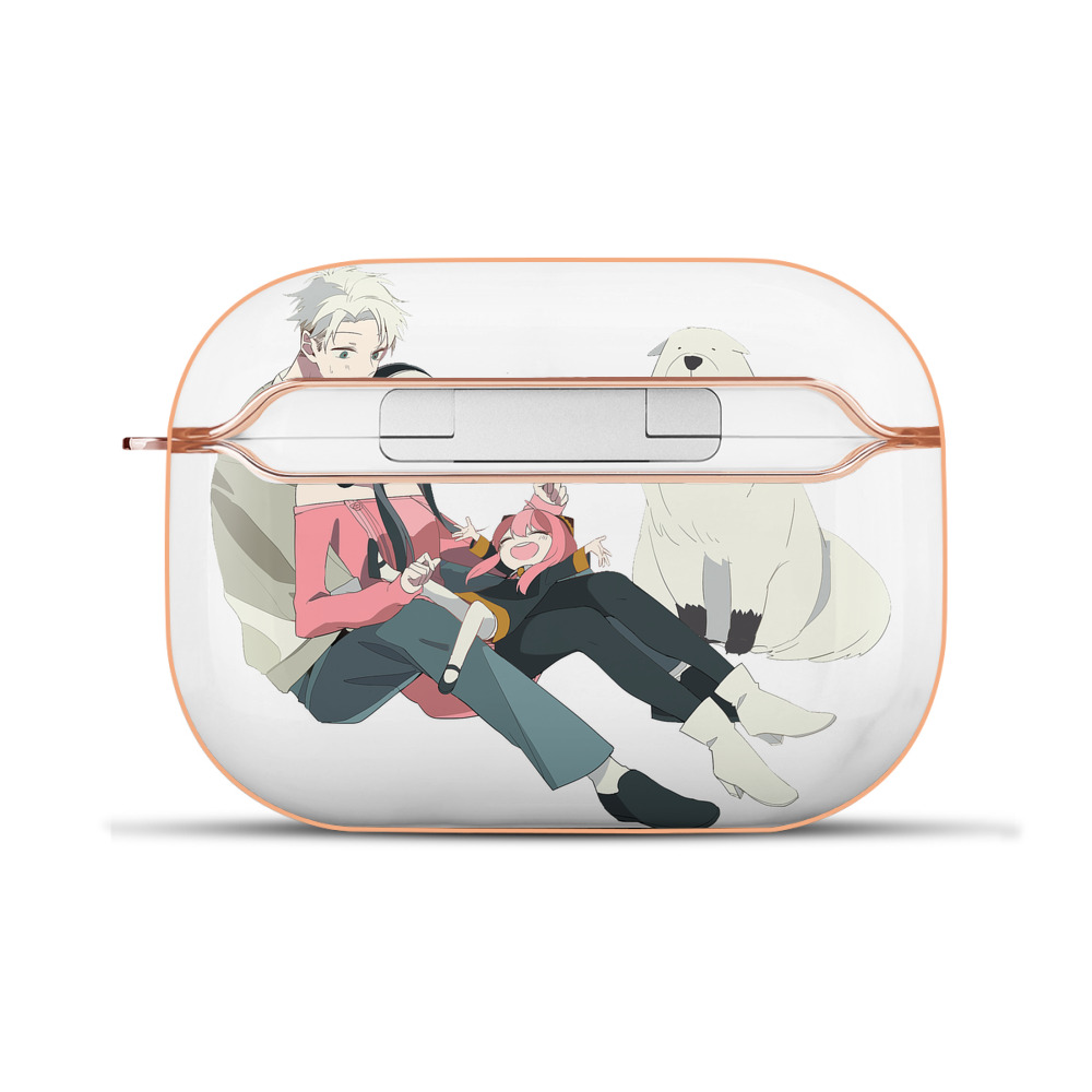 （画像用） SPY×FAMILY间谍家家酒 【AirPods Pro用】ハードシェル保護ケース｜耐衝撃・防指紋・カラビナ付き商品仕様