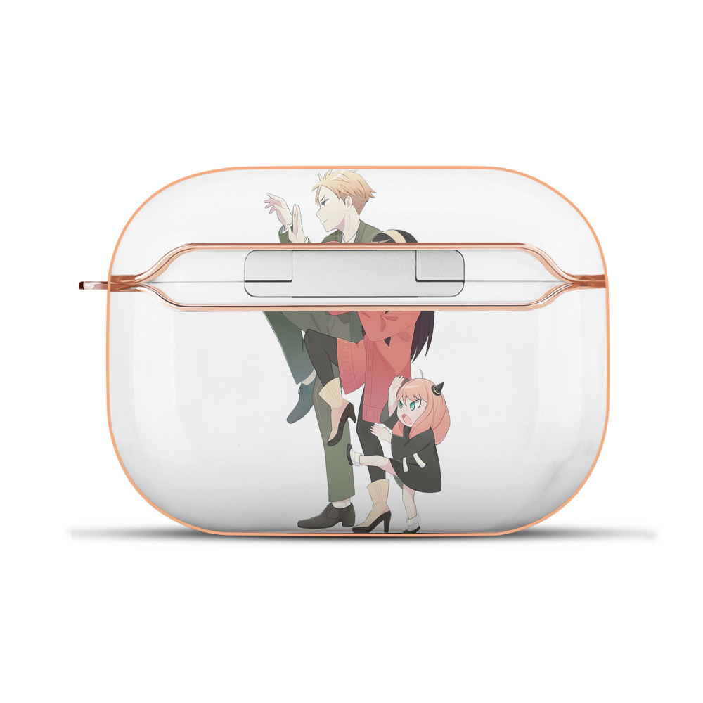 （画像用） SPY×FAMILY间谍家家酒 【AirPods Pro用】ハードシェル保護ケース｜耐衝撃・防指紋・カラビナ付き商品仕様