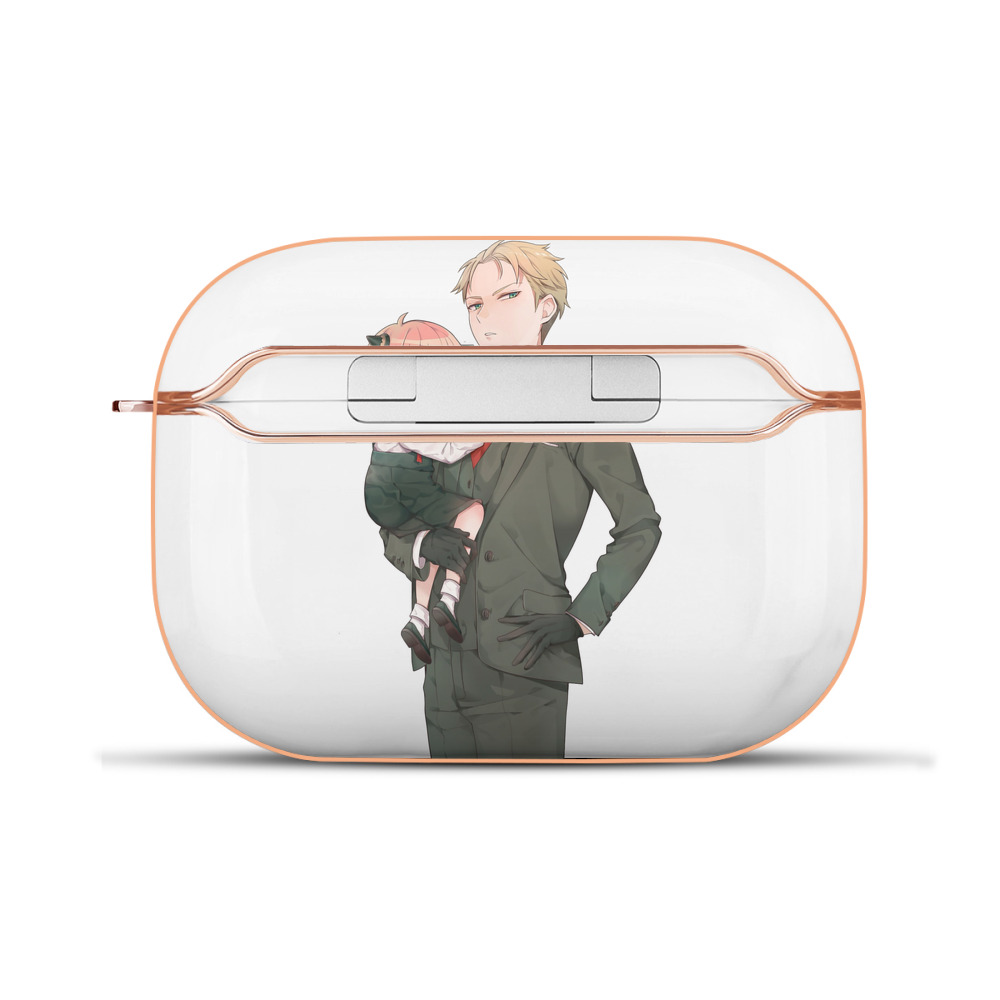（画像用） SPY×FAMILY间谍家家酒 【AirPods Pro用】ハードシェル保護ケース｜耐衝撃・防指紋・カラビナ付き商品仕様