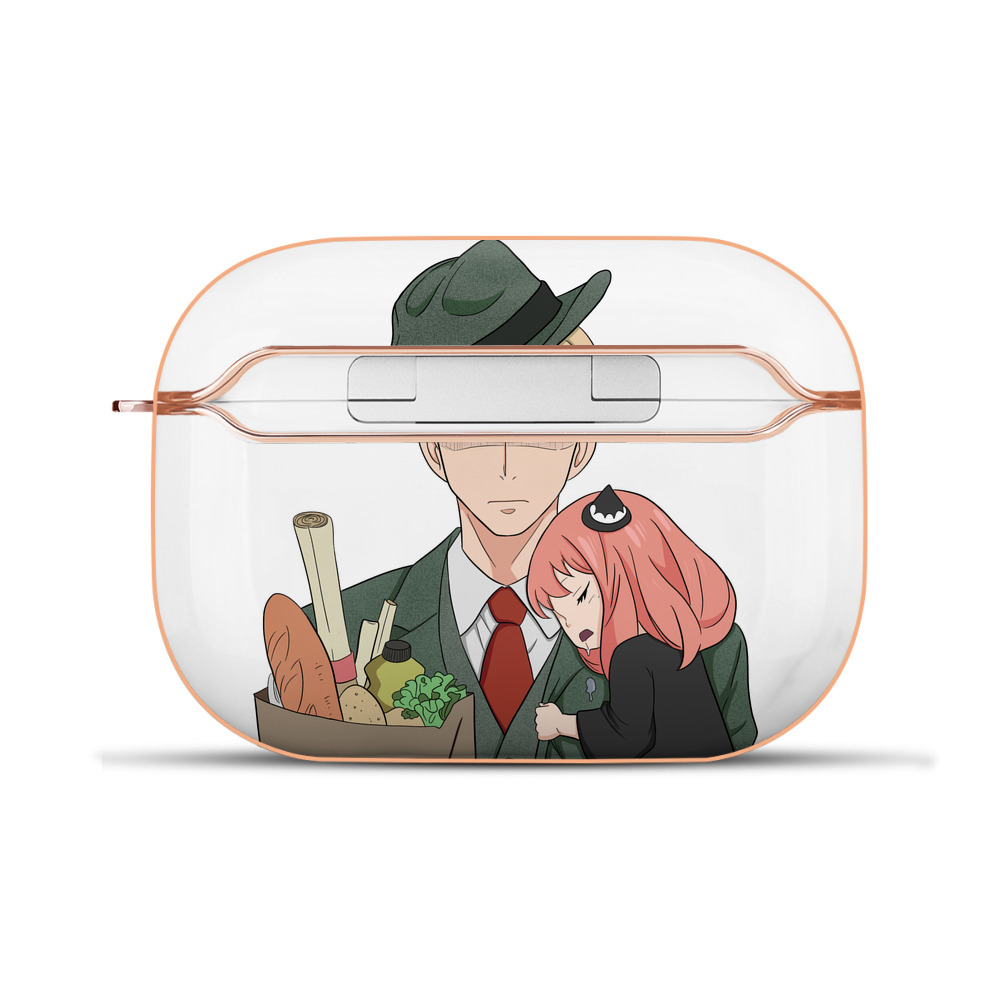 （画像用） SPY×FAMILY间谍家家酒 【AirPods Pro用】ハードシェル保護ケース｜耐衝撃・防指紋・カラビナ付き商品仕様
