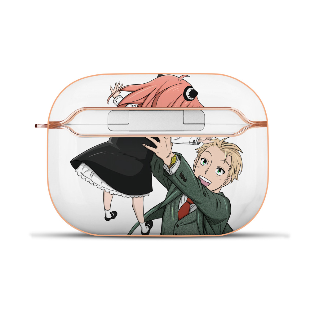 （画像用） SPY×FAMILY间谍家家酒 【AirPods Pro用】ハードシェル保護ケース｜耐衝撃・防指紋・カラビナ付き商品仕様